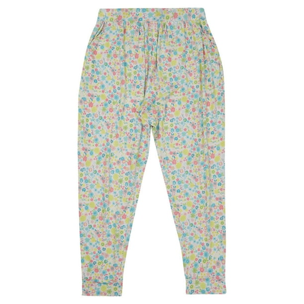 Pantalon sarouel en jersey à fleurs George British Design pour filles