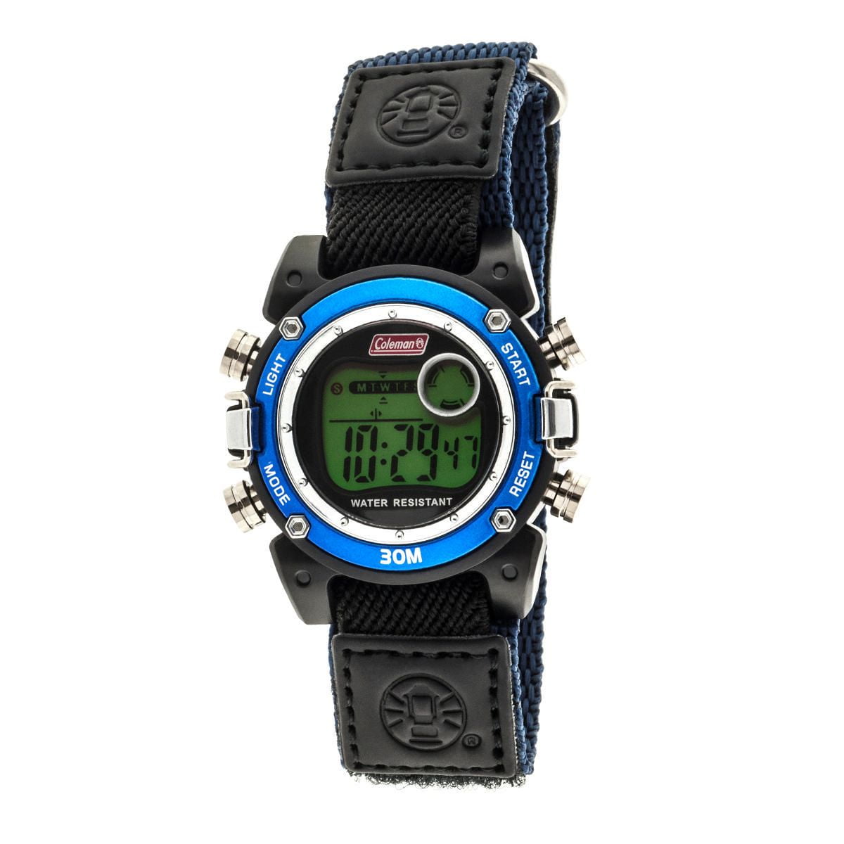 Coleman Blue Nylon Fastwrap Digital Watch Walmart