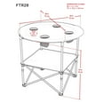 thumbnail image 4 of 28” Folding Portable Family Table, 4 of 6