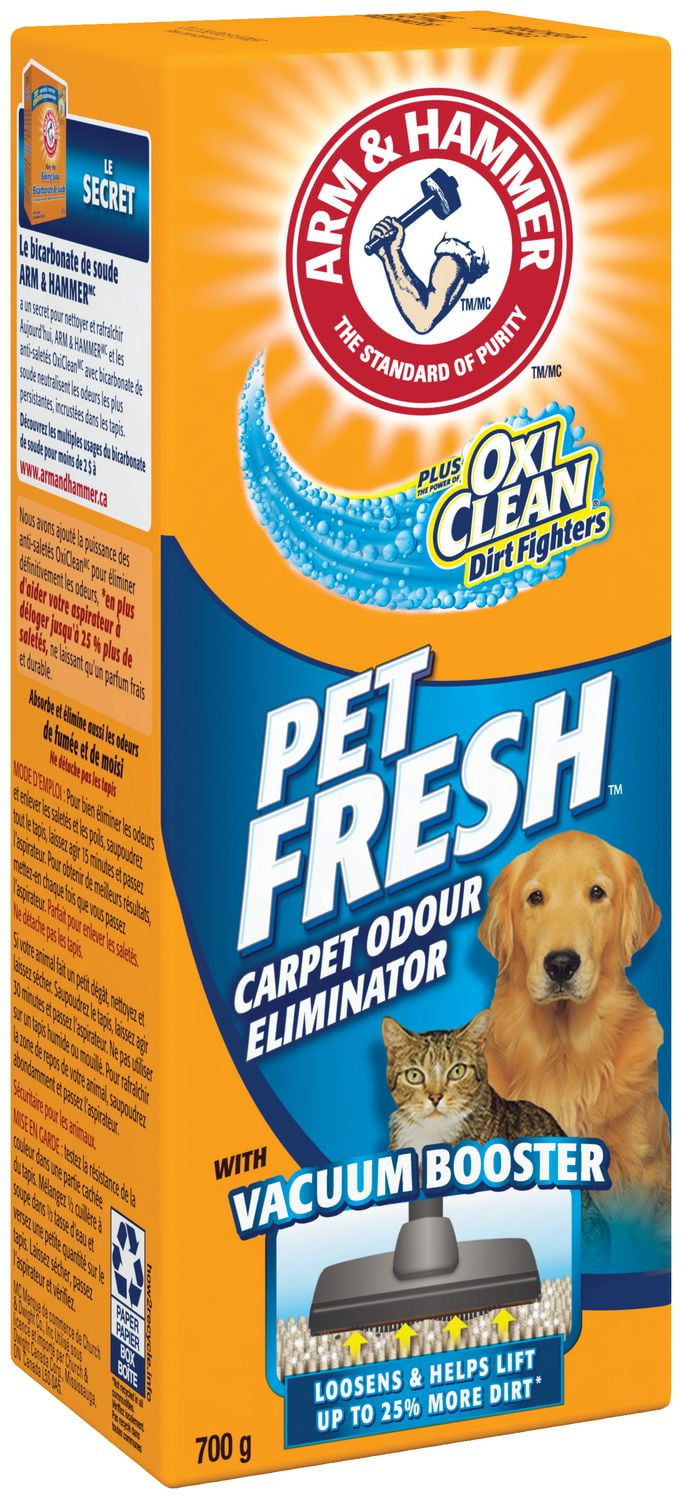 ARM HAMMER Plus OxiClean Pet Fresh Carpet Odour Eliminator 700g Keep pet areas in your home smelling fresh with ARM HAMMER Plus OxiClean Pet Fresh Carpet Odour Eliminator Walmart