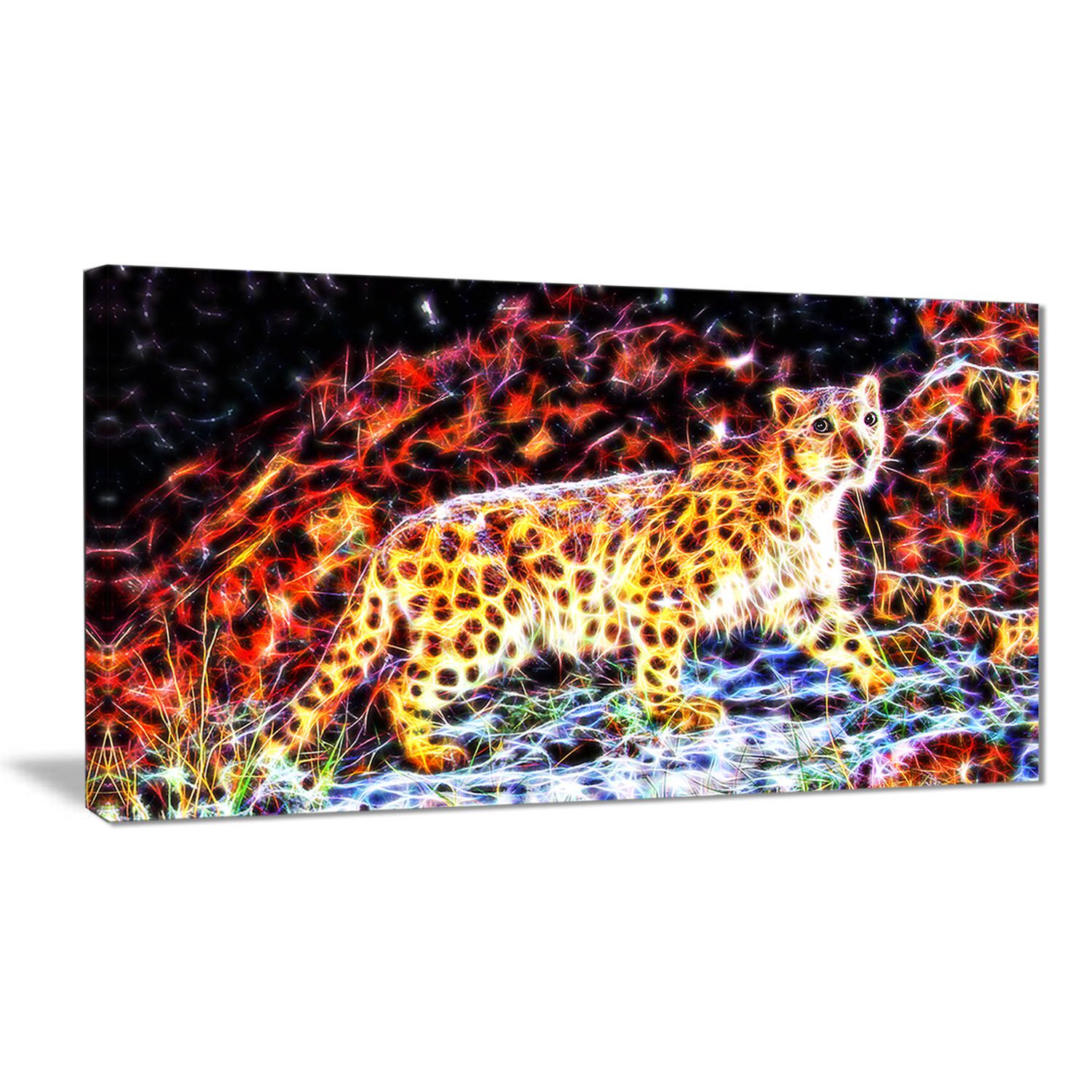 Design Art On The Prowl Cheetah Canvas Wall Art Walmart Canada