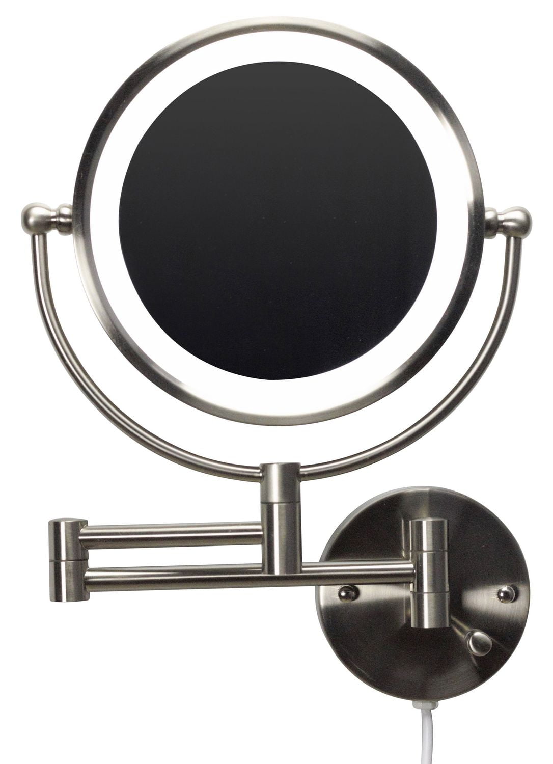 American Imaginations 20.83in. W Magnifying Mirror Nickel Walmart Canada