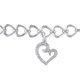 Bracelet Miadora avec breloque en forme de cœur en diamants 0.25 ct TW en argent sterling, 7 pouces de longueur – image 2 sur 4