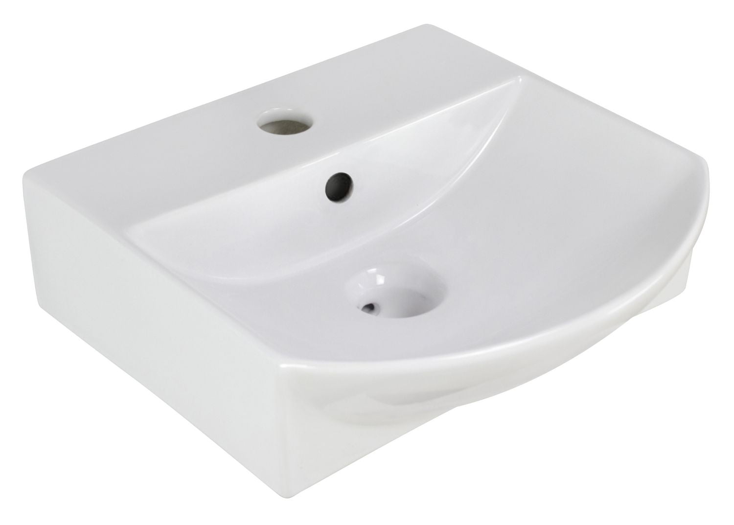 American Imaginations AI-888-13029 Round Undermount Sink Set in White with Single Hole CUPC Faucet and Drain American Imaginations AI-888-13029 Round Undermount Sink Set in White with Single Hole CUPC Faucet and Drain