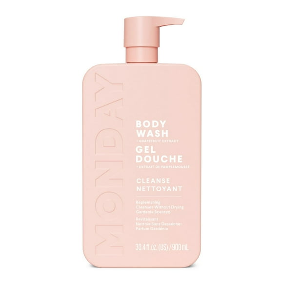 MONDAY Haircare CLEANSE Body Wash with Grapefruit Extract, Hyaluronic Acid, Shea Butter, Coconut Oil for Normal to Oily/Combination Skin 900 mL, Body Wash