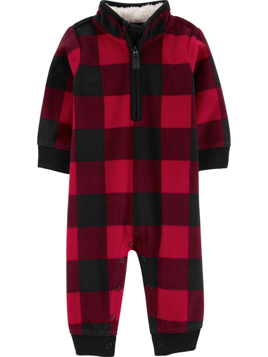 Carter's Child of Mine Newborn Boys' 1 piece Jumpsuit - Buffalo Check