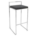 thumbnail image 3 of LumiSource Fuji Stacker Black bar Stools, 3 of 4