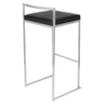 thumbnail image 2 of LumiSource Fuji Stacker Black bar Stools, 2 of 4