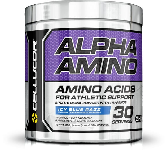 Cellucor Alpha Amino Acid Icy Blue Razz Workout Supplements