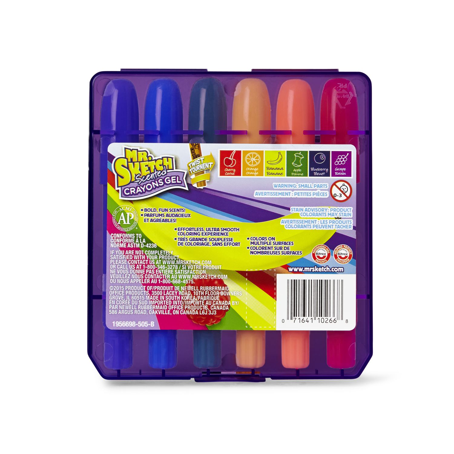 Mr. Sketch® Assorted Scented Twistable Gel Crayons 