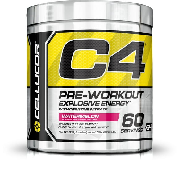 Cellucor C4 Pre-Workout Explosive Energy Watermelon Workout Supplements