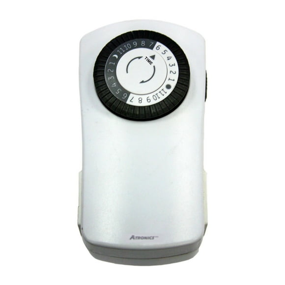 Atron Electro Industries Heavy Duty Indoor 24 hour Timer with 2 Grounded Outlets
