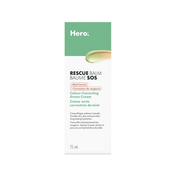 Rescue Balm Colour-Correcting Green Cream, For post-blemish spots