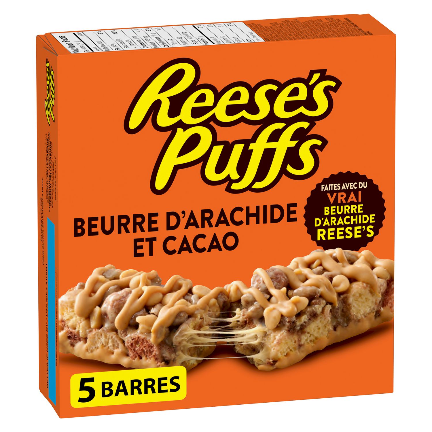 Reese’s Puffs Peanut Butter & Cocoa Flavour Cereal Bars Walmart Canada