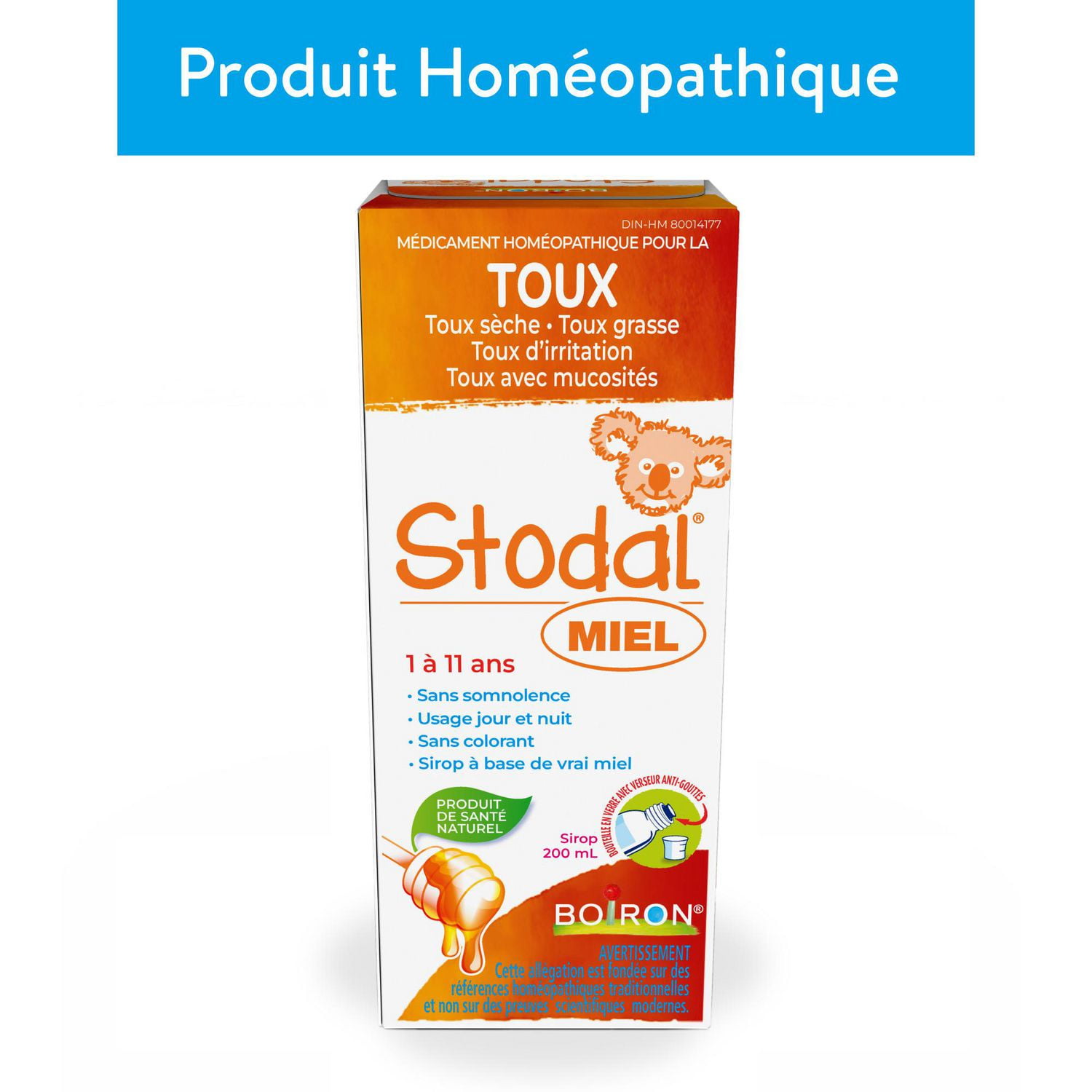 Boiron Children Stodal Honey Cough Syrup