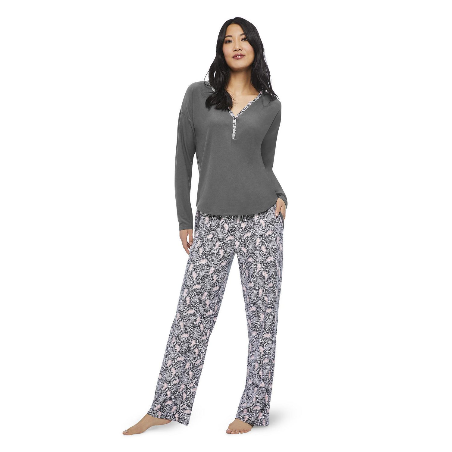 George Women's Peached Jersey Pyjama Set | Walmart Canada