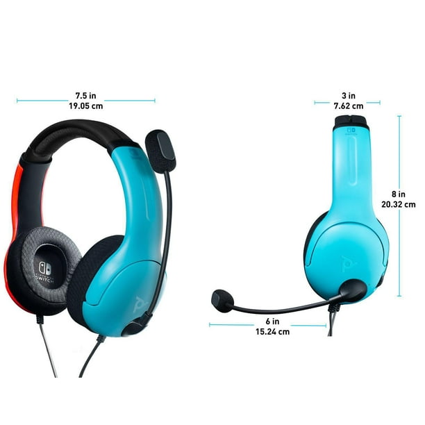 PDP LVL40 Stereo Gaming Headset (Nintendo Switch) - Red/Blue 
