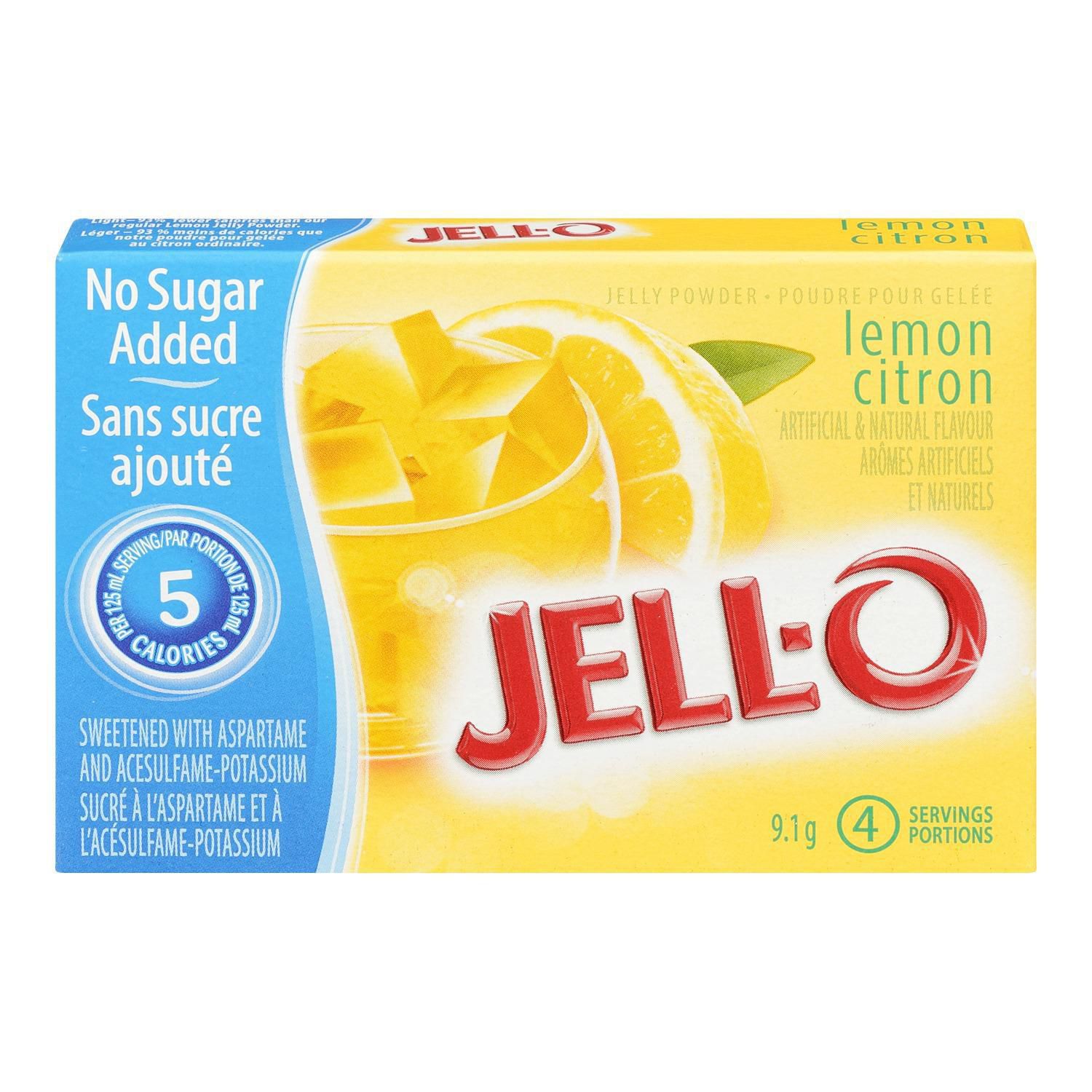 Jell-O Lemon Jelly Powder Light, Gelatin Mix | Walmart Canada