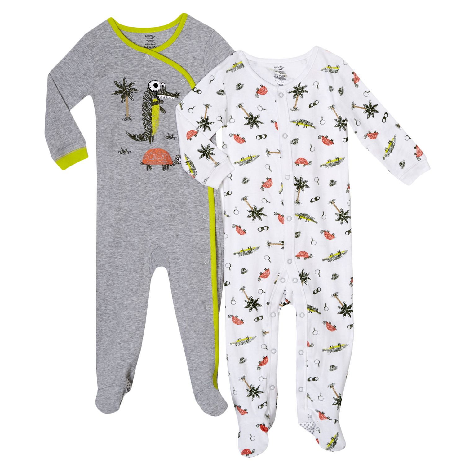 baby Boys' Sleepers; 2Pack Walmart Canada