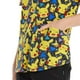 Haut d’uniforme médical à encolure en V avec imprimé Pokémon pour femme, Mosaïque Pikachu ​ – image 4 sur 5