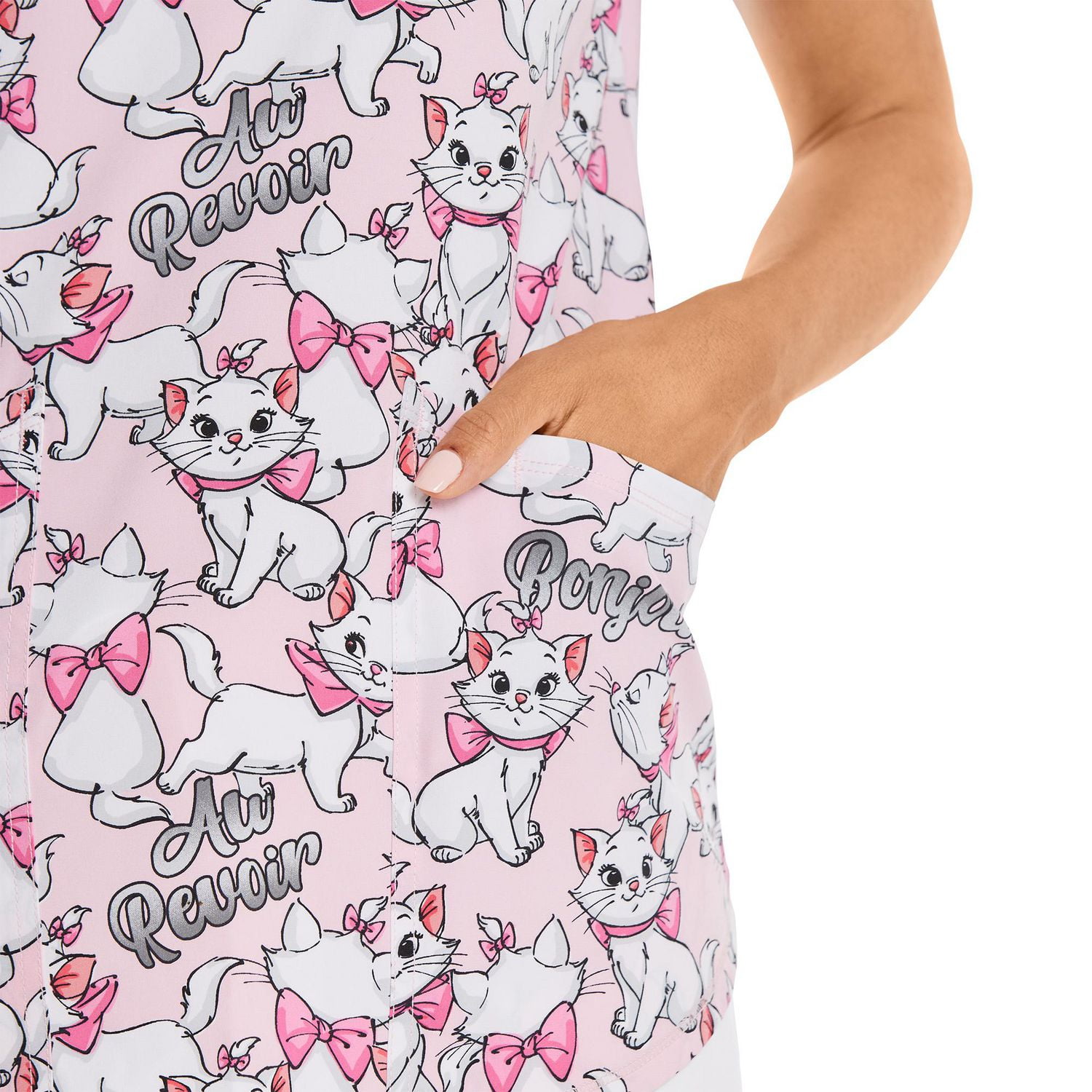 Aristocats hot sale scrub top