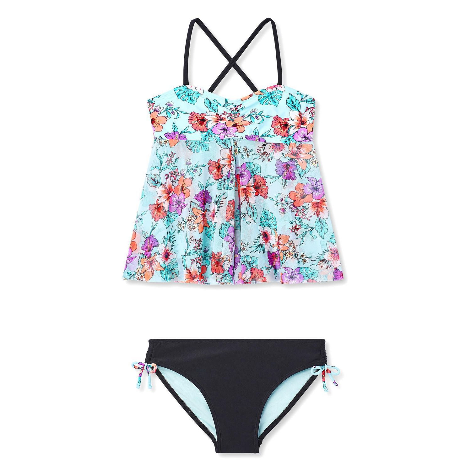 Girls' 2Piece Tankini Swimsuit Walmart Canada