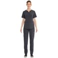 thumbnail image 2 of Scrubstar Women’s Performance Stretch Henley Scrub Top WC849, 2 of 5