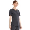 thumbnail image 3 of Scrubstar Women’s Performance Stretch Henley Scrub Top WC849, 3 of 5