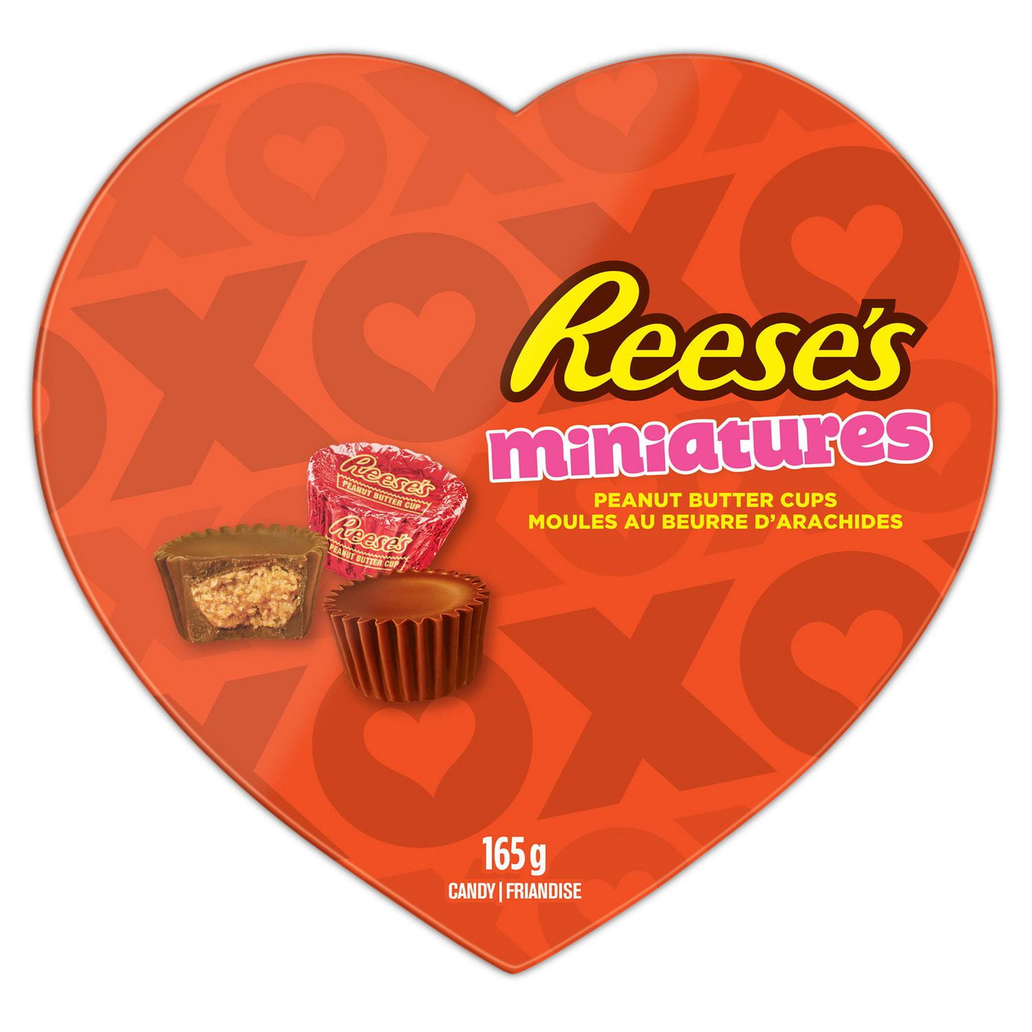 Reese Miniatures Peanut Butter Cups Candy In A Heart Valentines Day