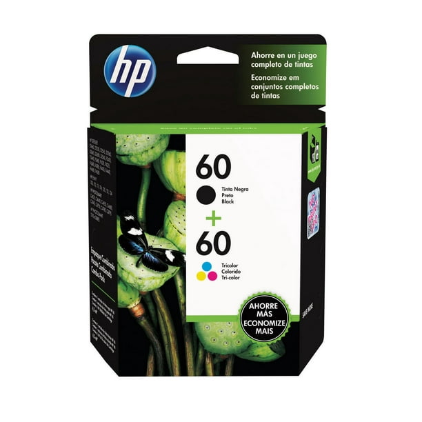 HP 60 cartouche d'encre noire et une cartouche couleur Value Pack