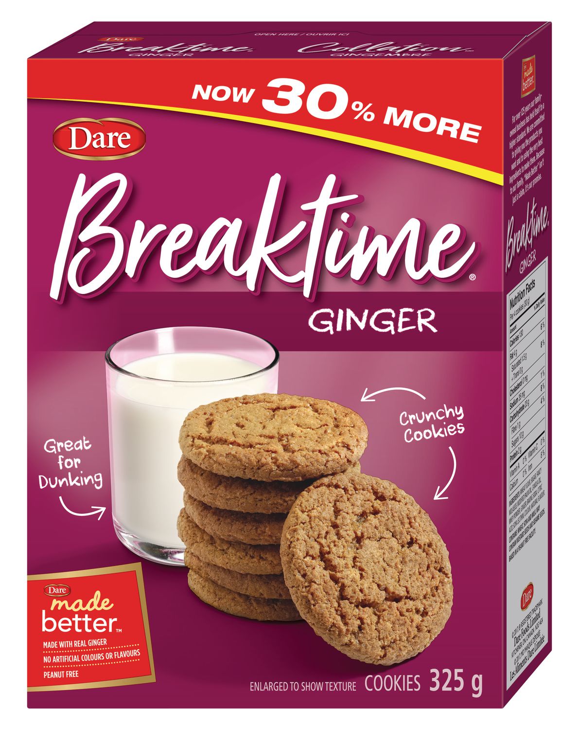 are breaktime ginger cookies healthy