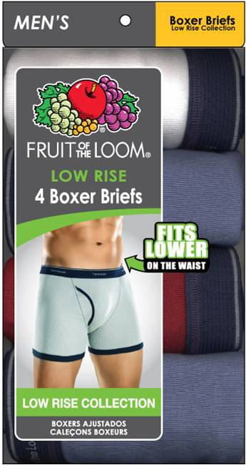 fruit of the loom low rise boxer briefs