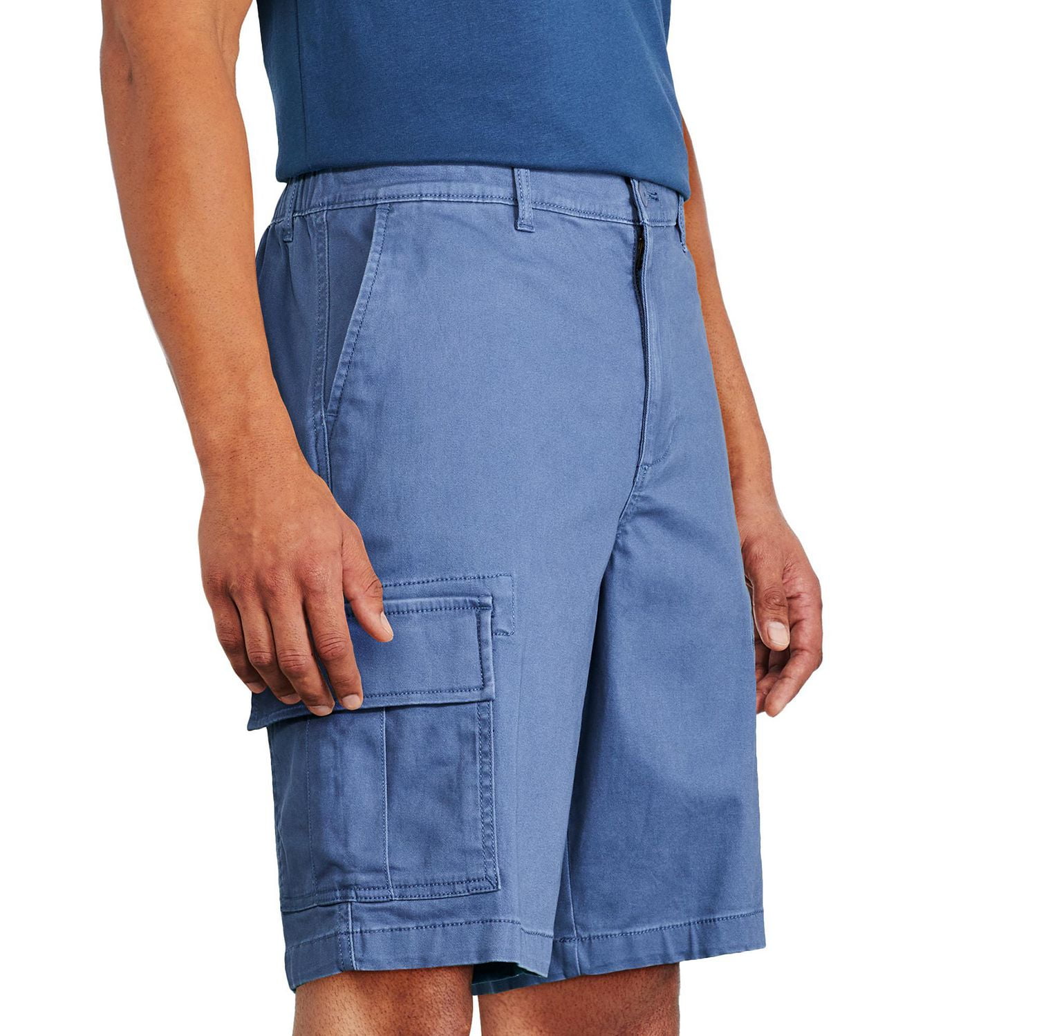 Short cargo en twill George pour hommes Tailles P-2XL