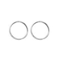thumbnail image 2 of Luxury Designs Créoles 10mm en or blanc., 2 of 6