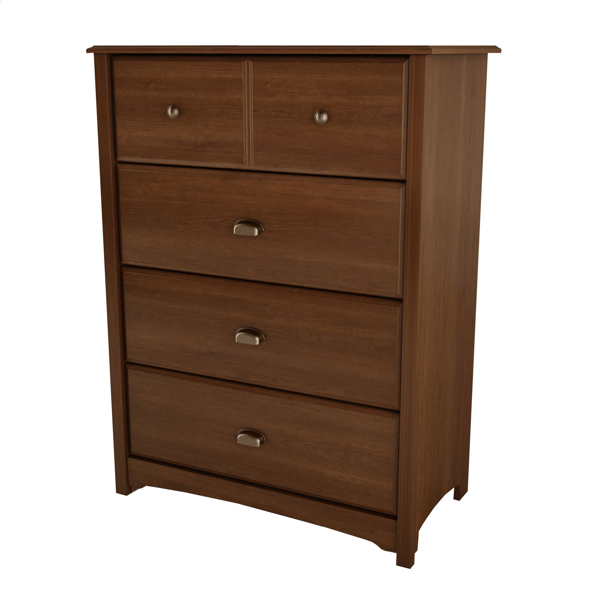 South Shore Logan Collection 4Drawer Chest, Sumptuous Cherry Walmart