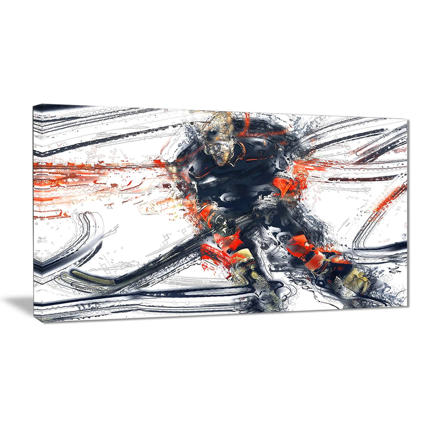 Design Art Hockey in Motion Canvas Wall Art Walmart Canada