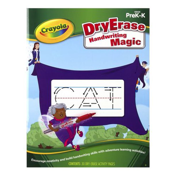 Crayola Dry Erase Handwriting Magic Learning Workbook Walmart.ca