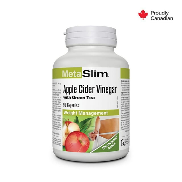 Métaslim Vinaigre de cidre de pomme avec thé vert