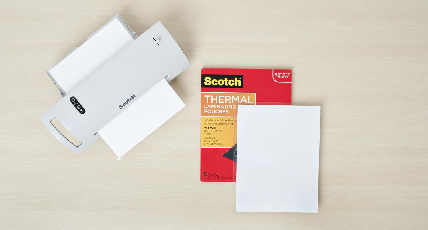 Scotch™ Thermal Laminating Pouches TP3854-100-C, 228 mm x 291 mm