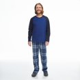 thumbnail image 1 of George Men's Microfleece Pajamas 2-Piece Set, 1 of 6