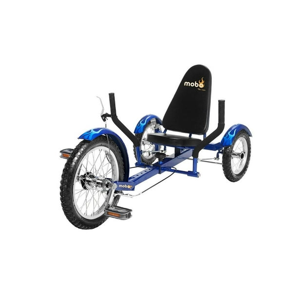 Mobo Vélo sport ultime à trois roues Triton classique, bleu