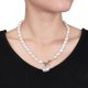Miabella Collier stylisé avec perles d'eau douce blanches baroque en argent sterling, 18 pouces en longueur – image 2 sur 4