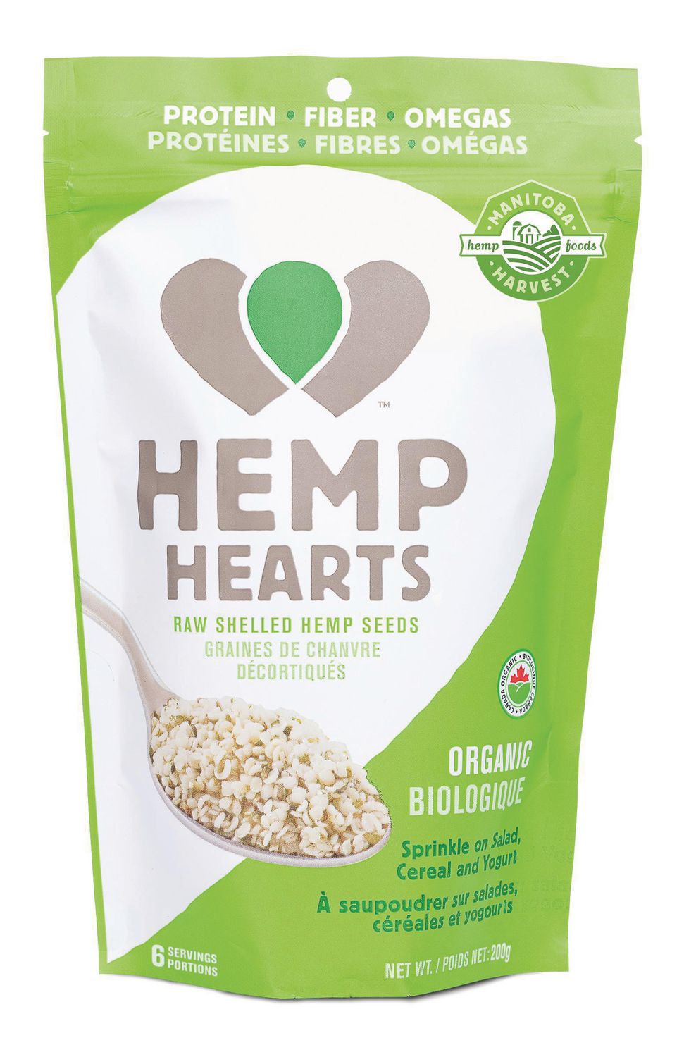 Manitoba Harvest Hemp Hearts Raw Shelled Organic Hemp Seeds | Walmart ...