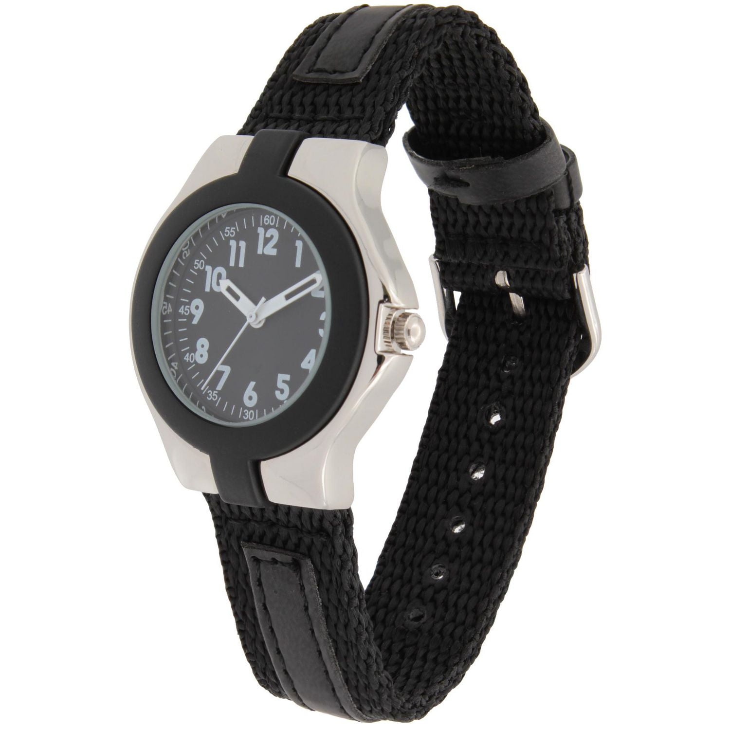 Ladies Black Strap Watch