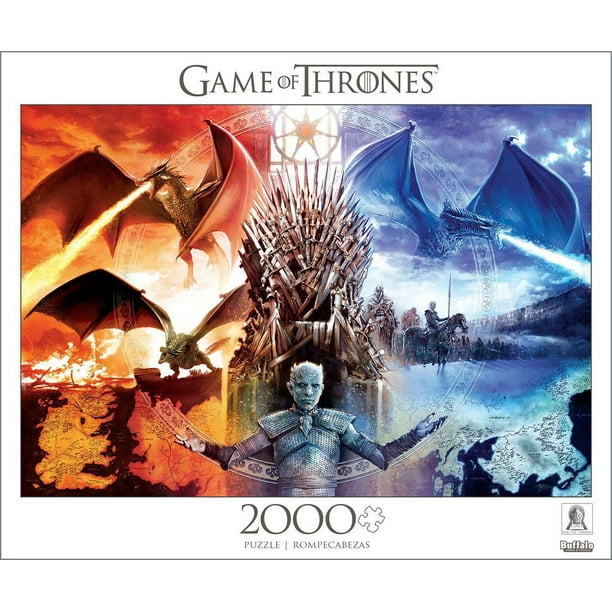 Buffalo Games Le puzzle Game of Thrones Fire and Ice en 2000 pièces