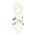 thumbnail image 4 of Hello Kitty Women's Beige Scoop Liner Socks, 3-Pack, Size 4-10, 4 of 5