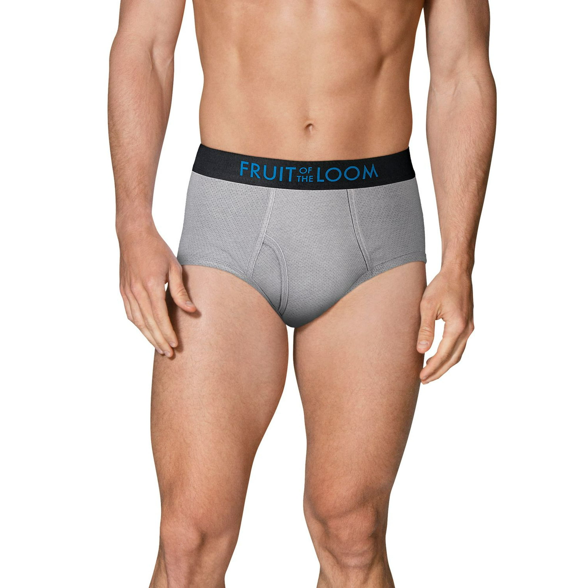 Fruit of the Loom Men's Breathable Brief, 4-Pack, Sizes S-XL