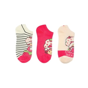Strawberry Shortcake No-Show Des chaussettes pour femme, 3-Pack, Taille 4-10