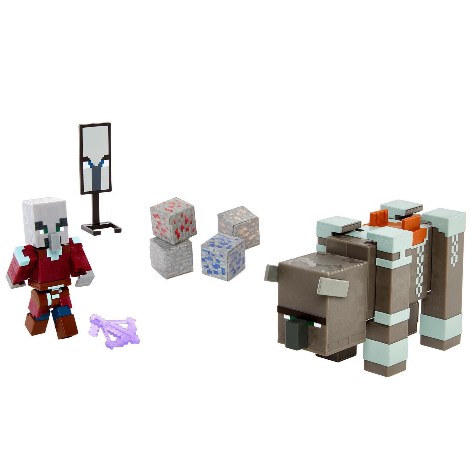 Minecraft Dungeons Ravager n Raid Captain Figure - Walmart.ca