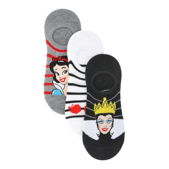 Snow White Women's Scoop Liner Socks, 3-Pack, Size 4-10, Lightweight Women's Liner Socks